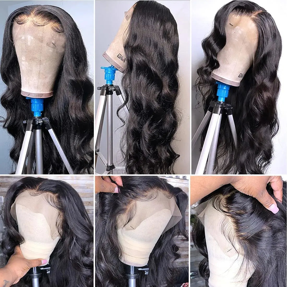 13x4 Body Wave Lace Front Pre-Plucked Human Hair Wig