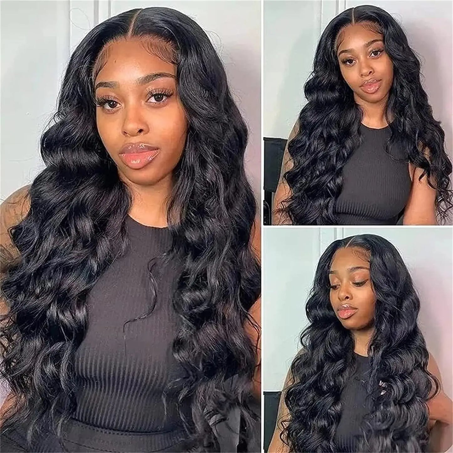 13x4 Body Wave Lace Front Pre-Plucked Human Hair Wig