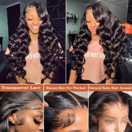 13x4 Body Wave Lace Front Pre-Plucked Human Hair Wig