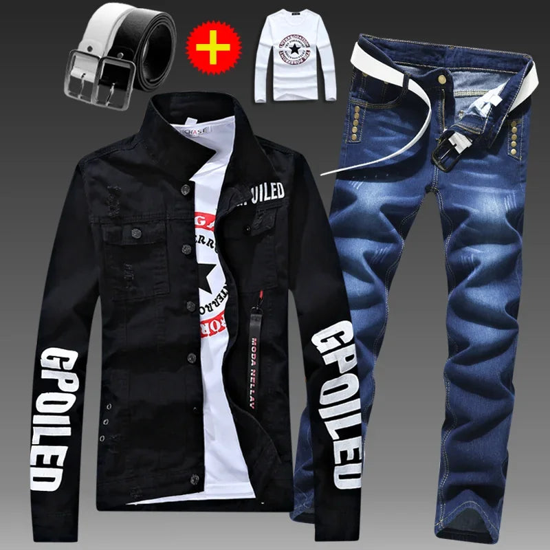 Slim Fit 2pc Denim Set