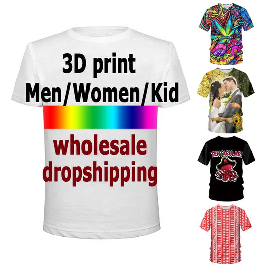 Unisex 3D AO Printed T-Shirt