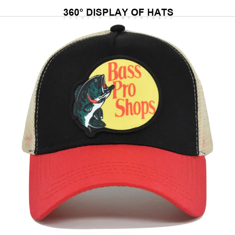 Fishing Baseball Cap - Solid Color