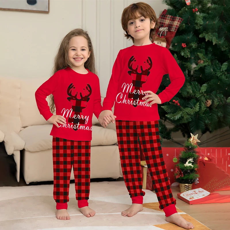 Family Winter Reindeer Christmas Pajamas