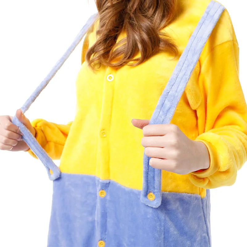 Minions Unisex One-piece Pajama Costume