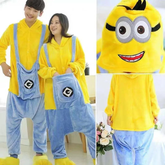 Minions Unisex One-piece Pajama Costume