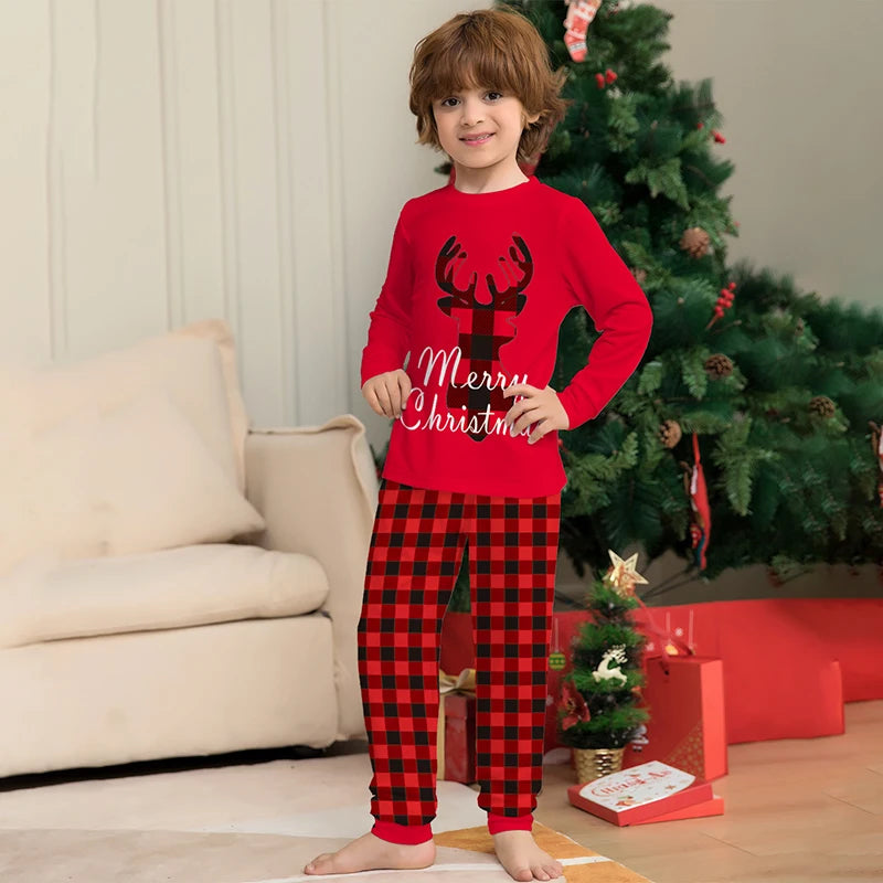 Family Winter Reindeer Christmas Pajamas