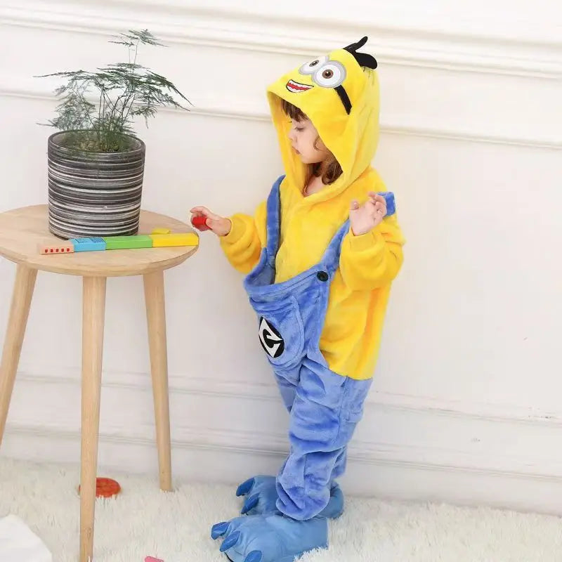 Minions Unisex One-piece Pajama Costume