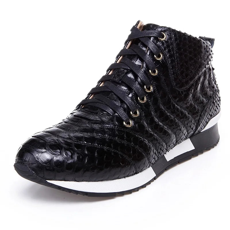 Fashion Snake Skin Sneakers