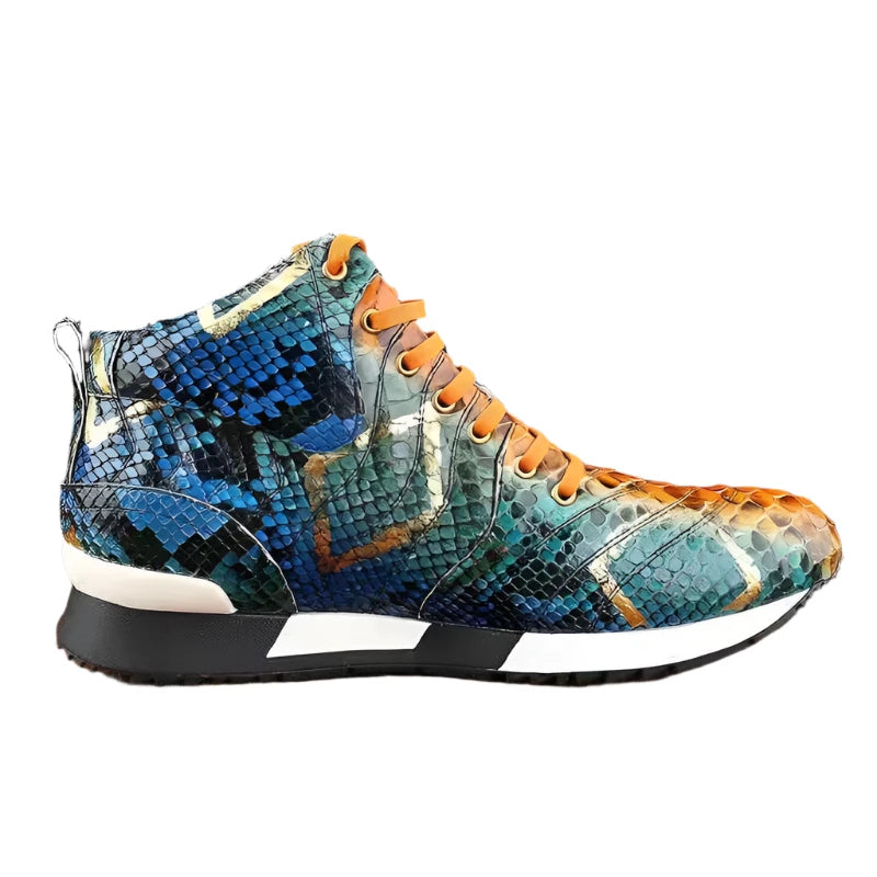 Fashion Snake Skin Sneakers