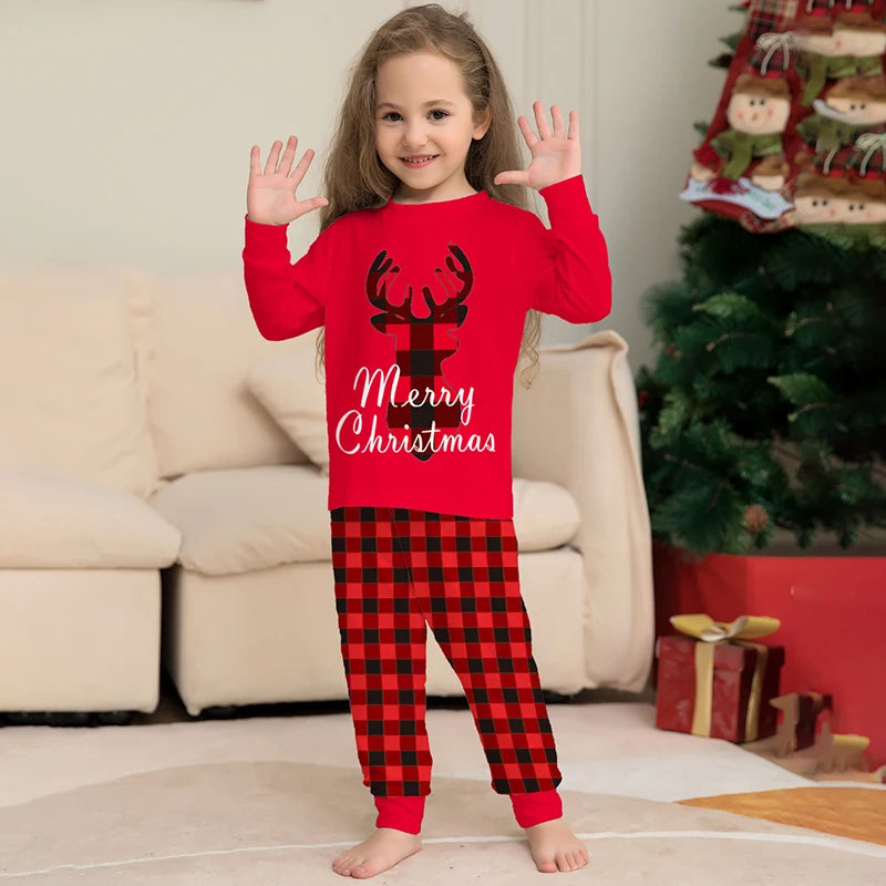 Family Winter Reindeer Christmas Pajamas